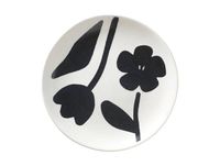 Broste Copenhagen Assiette Flora Ø20 cm Black-off white