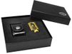 DUX puntenslijper van messing, verstelbaar, met etui DX4322-01 en geschenkdoos