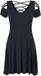 Black Premium by EMP Zwart jurkje met vetersluiting - Dames - 3XL