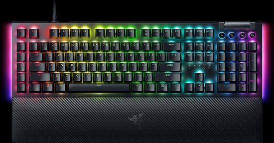 Razer BlackWidow V4 Gaming Toetsenbord QWERTY Duits Zwart