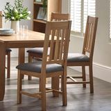 Julian Bowen set van 2 Mallory eetkamerstoelen