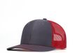 Baseball Cap Heren Ademend - Houtskool en rood gaas