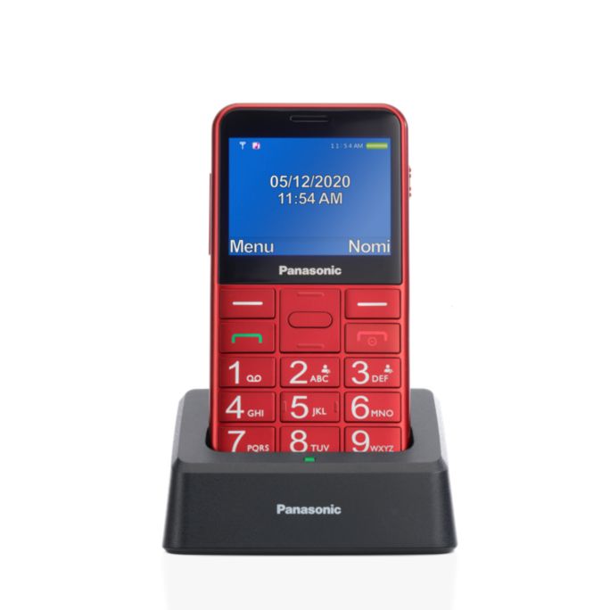Panasonic KX-TU155EXRN - Rood - Cameratelefoon - 2.4" Scherm - 0.3MP Camera - Bluetooth