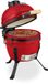 Merkloos / Sans marque Relaxdays Kamado barbecue - Ø 26 cm - keramisch - met thermometer - deksel - rood