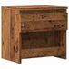 VidaXL Nachtkastje 40x30x39 cm bewerkt hout oud houtkleurig