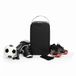 Merkloos Voetbal schoenen opbergtas - 9 liter - 16 x 19 x 15 cm - Zwart