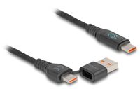 Delock 88137 USB-kabel USB 2.0 1,2 m USB A/USB C USB C 0,48 Gbit/s 140 W Zwart