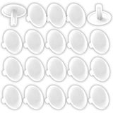 cyclingcolors 20 x afdekkapjes voor schroeven 2,2 x 12 x 5 mm schroefdoppen kunststof meubelafdekking PZ, wit