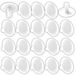 cyclingcolors 20 x afdekkapjes voor schroeven 2,2 x 12 x 5 mm schroefdoppen kunststof meubelafdekking PZ, wit