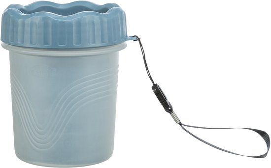 Trixie Pootreiniger Voor De Hond Silicone/PP Blauw 11 cm