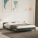 Maison Exclusive - Cadre de lit sans matelas, vert foncé, 140x200 cm, velours