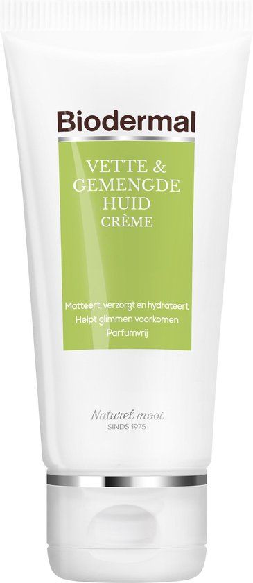 Biodermal Dagcreme Vette & Gemengde Huid - 50ml