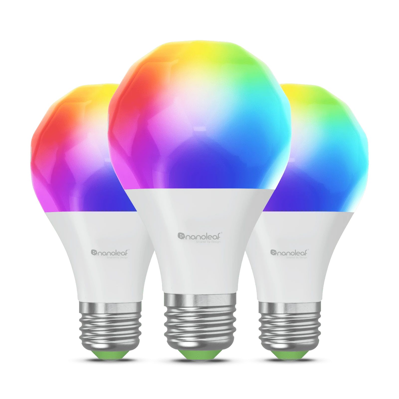 Nanoleaf Essentials Smart LED Lamp - E27 - Multi-Color - 3-Pack