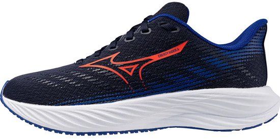 Mizuno Enerzy Rider Hardloopschoenen Junior Zwart/Blauw/Rood Maat 38