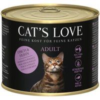 CAT'S LOVE Adult Vis en kip 24x200 g