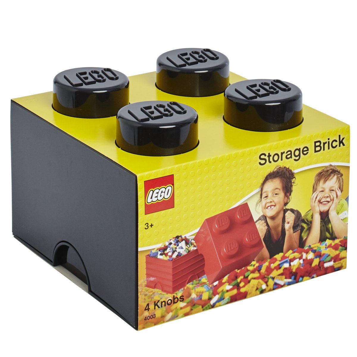 LEGO Brick Opbergbox 4 - Zwart