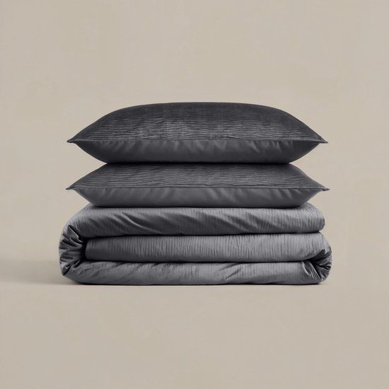 Sleeptime Velvet Cartier Dekbedovertrek - 240x220 cm - Antraciet