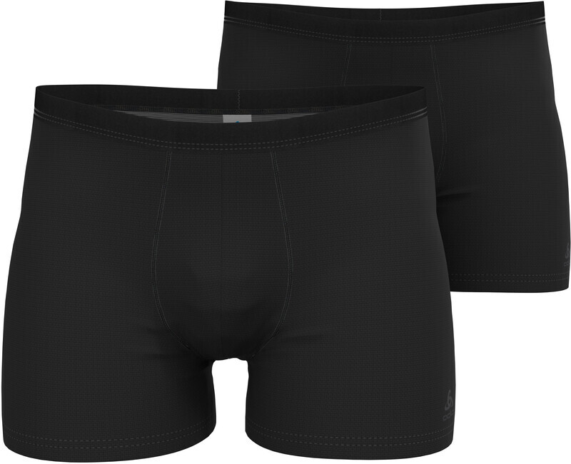 Odlo Odlo Active Everyday Eco Boxer 2 stuks Heren, zwart M 2023 Base Layer korte onderbroeken