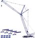 Kibri 13061 H0 Véhicule de chantier Liebherr LG 1550 Breuer & Wasel