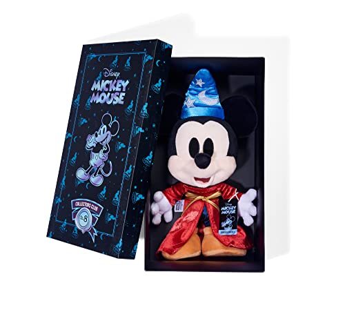 simba 6315870312 Disney Fantasie Mickey Mouse, Augustus Editie, Excl. voor Amazon, 35 cm Pluche Figuur in Geschenkdoos, Speciale Editie, Verzamelobject, Speelgoed Geschikt voor Kinderen Vanaf Geboorte