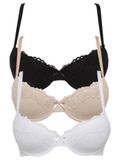 bonprix BH sand / zwart / wit