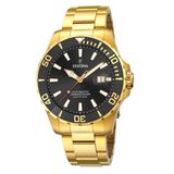 FESTINA Herenhorloge analoog kwarts met armband van roestvrij staal F20533/2, goud, klassiek