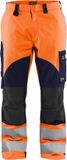 Blåkläder Multinorm inherent werkbroek 1588-1513 - High Vis Oranje/Marineblauw - D92