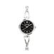 Trendy Kiss Dameshorloge analoog kwarts met metalen armband TM10179-03, zwart, klassiek