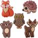 Autocollant OEM 3D Forêt pour Coque de Téléphone / Tablette, Jeu de 5 pièces, Multicolore