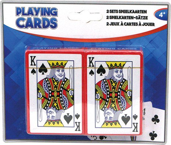 Basic Speelkaarten 2 Sets - Abstract spel - 3+ jaar