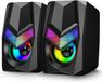 Enceintes de jeu sans marque - Enceintes d'ordinateur - Enceintes pour PC Noir 10 W 2.0