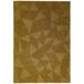 Flair Rugs laagpolig wollen rechthoekige vloerkleed met print 230x160 cm - goud