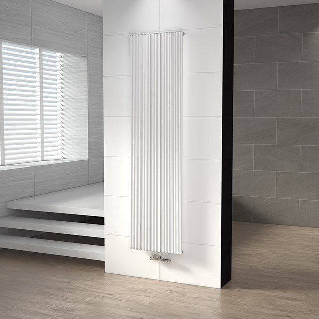 Maxaro Aluminium Designradiator Uranus Mat Wit 1499 Watt 47x180cm Verticaal