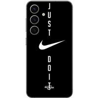 Samsung Galaxy S25 Plus Nike logo Gewoon doen fond noir Maniacase