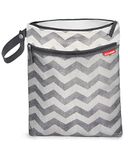 Skip Hop Grab & Go Chevron, nat-/droogtas met hoekstrepen, meerkleurig