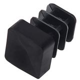 Adsamm INS-R-BL-1212-100 INS-R-BL-1212 100 x lamellenstop, zwart, 12 x 12 mm