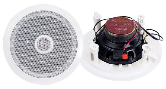 Pyle PDIC60 - Inbouw luidspreker - 125W - Wit