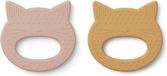 Liewood Theeter lot de 2 Chat rose/jaune doux