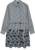 VERO MODA VMMARY LS SHORT EMB DRESS WVN Cloud Dancer