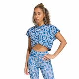adidas ADIDAS x FARM RIO TRAINING TANK TOP, dark marine/talc/white, XS