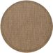 Giza Tapis – Marron avec Cadre – Bas velours & Moderne – Pour Intérieur & Extérieur – 160x160 cm rond