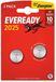 Energizer Eveready - Knoopcel batterijen - CR2025 - Lithium - 3V - 2 stuks