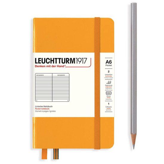 Leuchtturm Notitieboek A6 Lijn Rising Sun