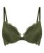 Hunkemöller Voorgevormde push-up beugel bh Marine Groen