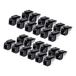 StarTech.com Connecteur Keystone Cat6, 24 Pièces, Connecteurs Keystone RJ45 Ethernet, Connecteur Ethernet UTP Cat6 pour Prise Murale, 90 Degrés, Insertion 110, Noir