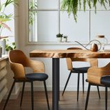 SOTECH 108913 meubelpoot Zwart Staal