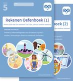 Junior Einstein BV Rekenen Oefenboek Set deel 1 en 2 groep 5