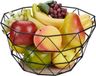 Merkloos Relaxdays Metalen Fruitmand - 28 cm - Zwart