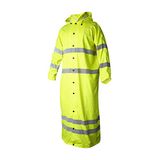Top Swede 9095-10-08 Hi Vis enkellange regenjas, geel, maat XXL