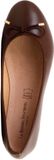Super Mode LBS leren ballerina's bruin